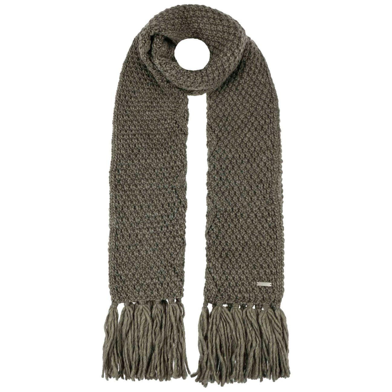 Seeberger Strickschal, (1-St), Damenschal mit Fransen