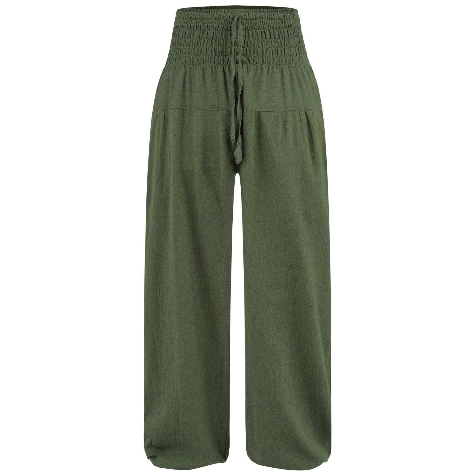KUNST UND MAGIE Haremshose Kunst&Magie Damen Pluder-/Haremshose Sommerhose Hippie Wellness Yoga
