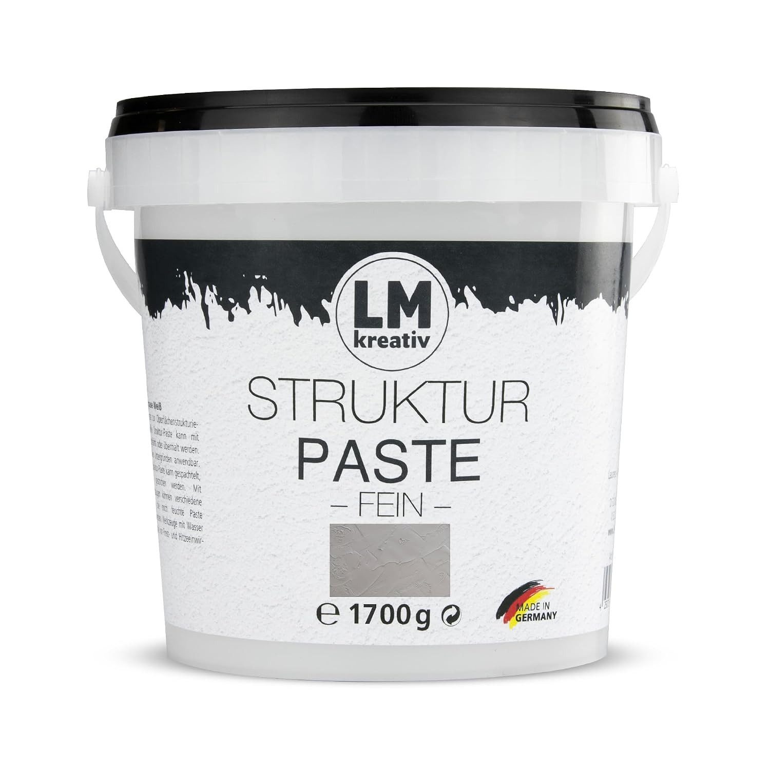 LM-Kreativ Strukturpaste Strukturpaste Fein, wasserfest nach Trocknung, matt, wasserbasiert