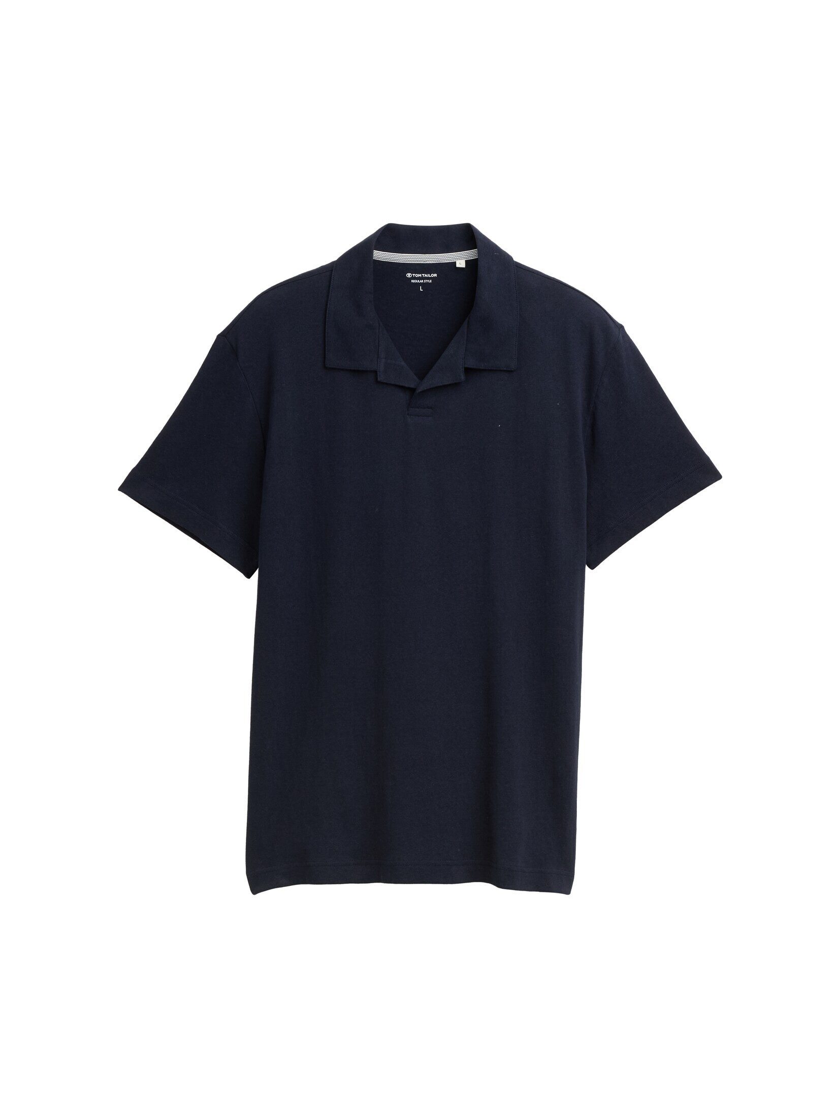 TOM TAILOR Poloshirt Poloshirt mit Leinenanteil günstig online kaufen