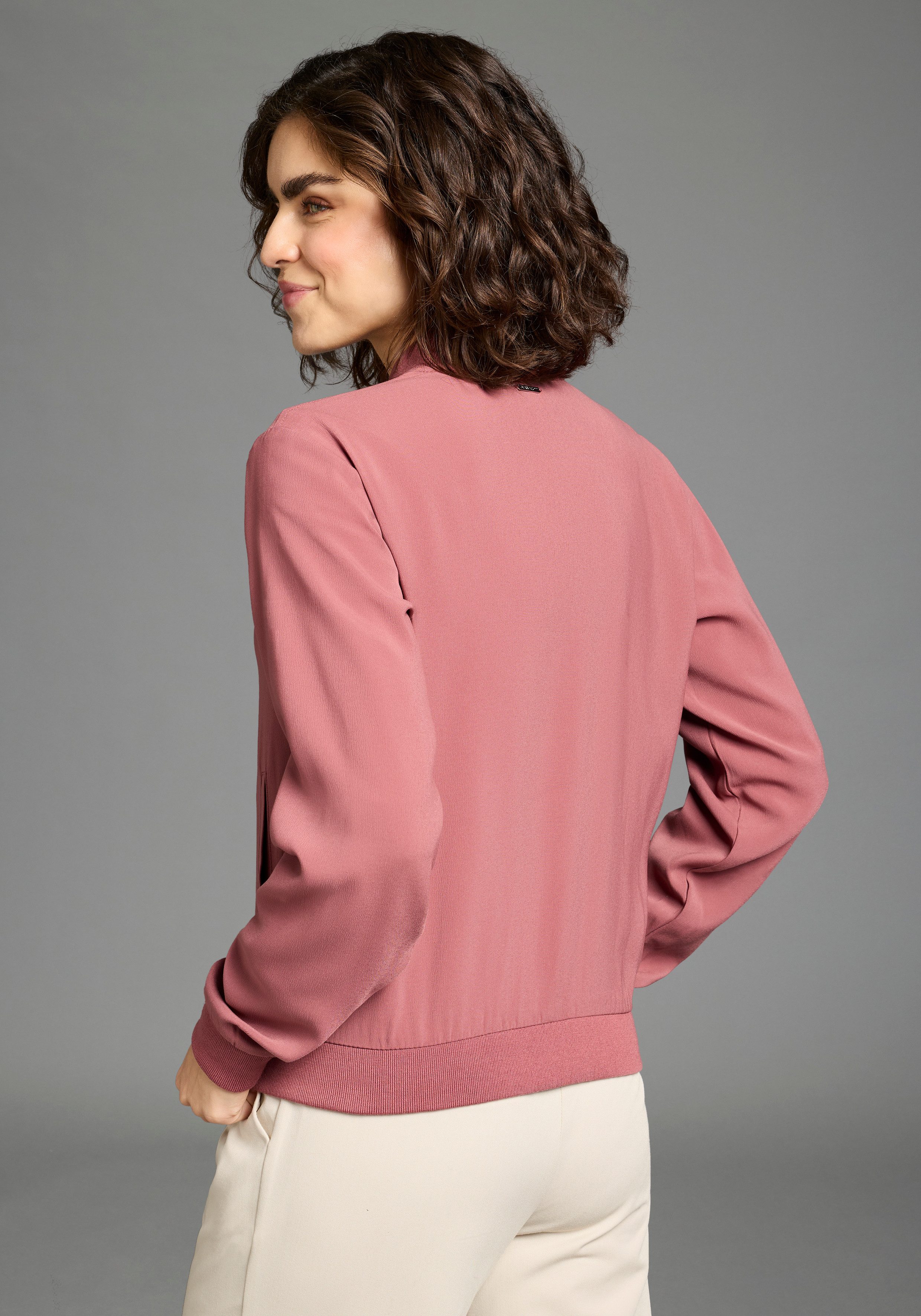 Laura Scott Blouson mit Herz Druck-Applikationen, leichte Übergangsjacken günstig online kaufen