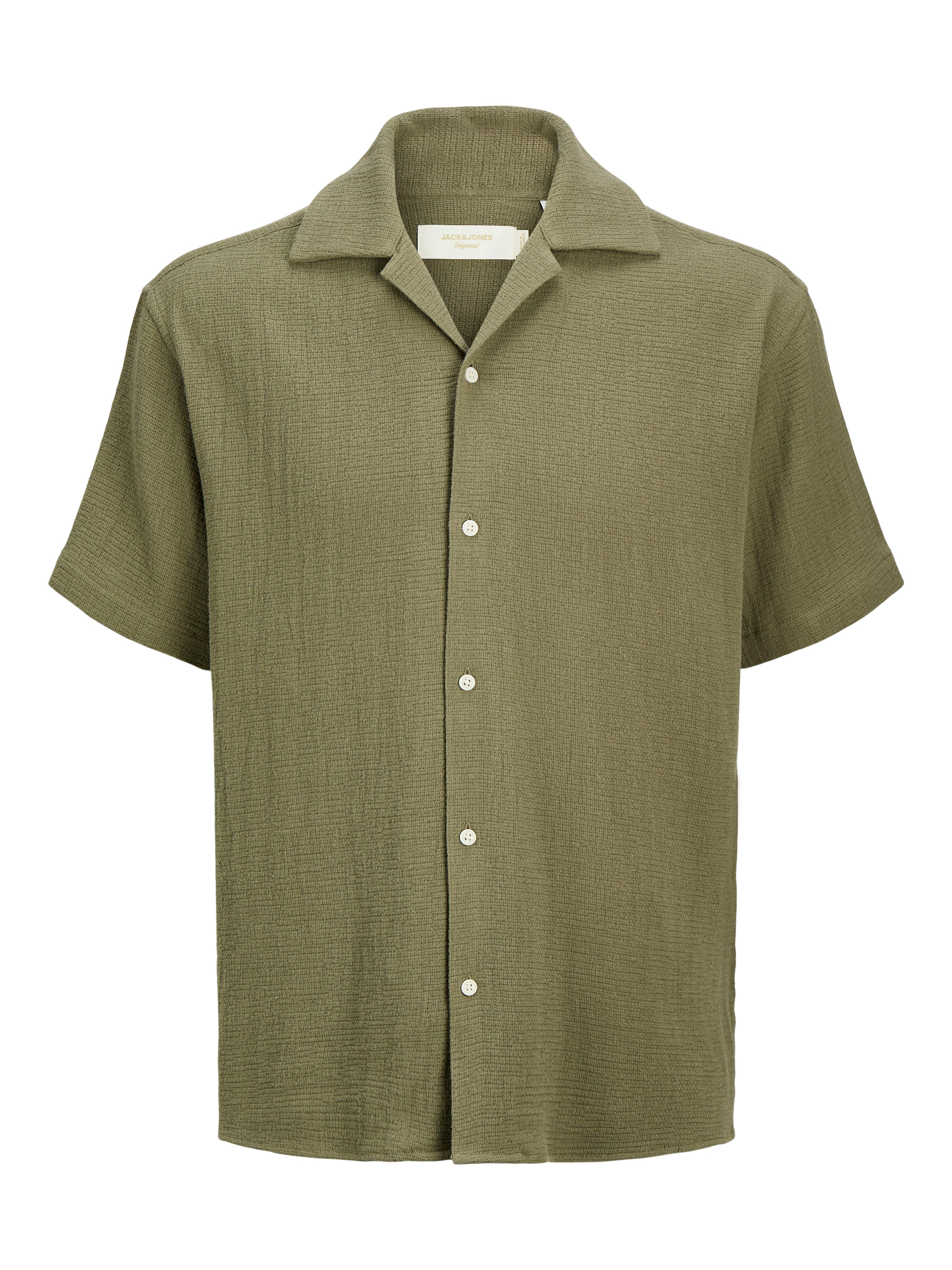 Jack & Jones Kurzarmhemd JORCOBA STRIPE RESORT SHIRT SS SN