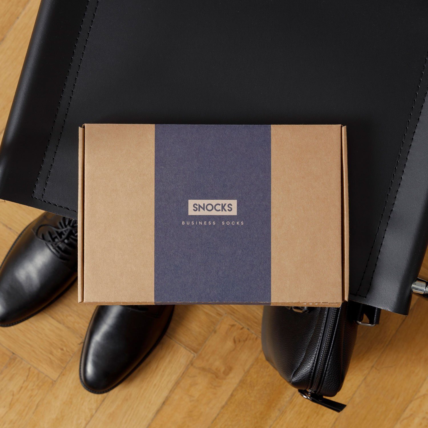 SNOCKS Businesssocken Business Socken (4-Paar) aus Bio-Baumwolle, für jeden Anzug geeignet