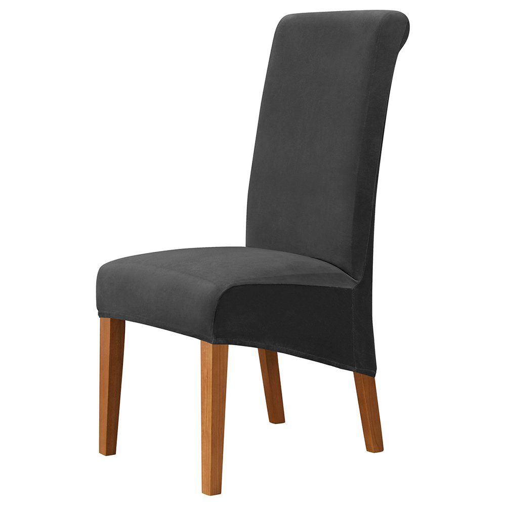Stretch Stuhl, 6er Stuhlhusse für Stuhlbezug Stuhlhussen Set Esszimmerstühle FELIXLEO