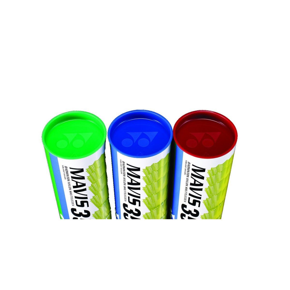 Yonex Badmintonball Mavis 350 Nylon gelb Dose 6er, Geschwindigkeit: schnell