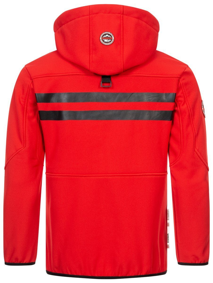 Geographical Norway Softshelljacke Herren Herbst Winter Jacke Softshell Outdoor Übergangsjacke (Packung, 1-St) Mit Kaputze S Bis 7XL