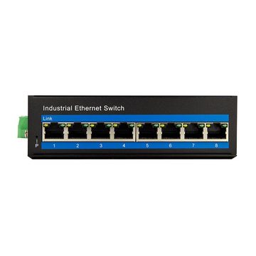 LogiLink NS201 Netzwerk-Switch (Industrie Fast Ethernet Switch, 8-Port, 10/100 Mbit/s)