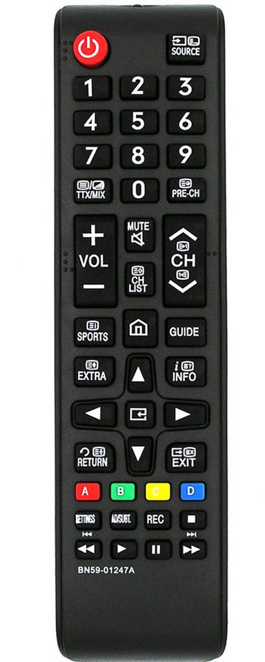 Alltro Ersatz Fernbedienung für Samsung BN59-01247A / BN5901247A TV Fernbedienung