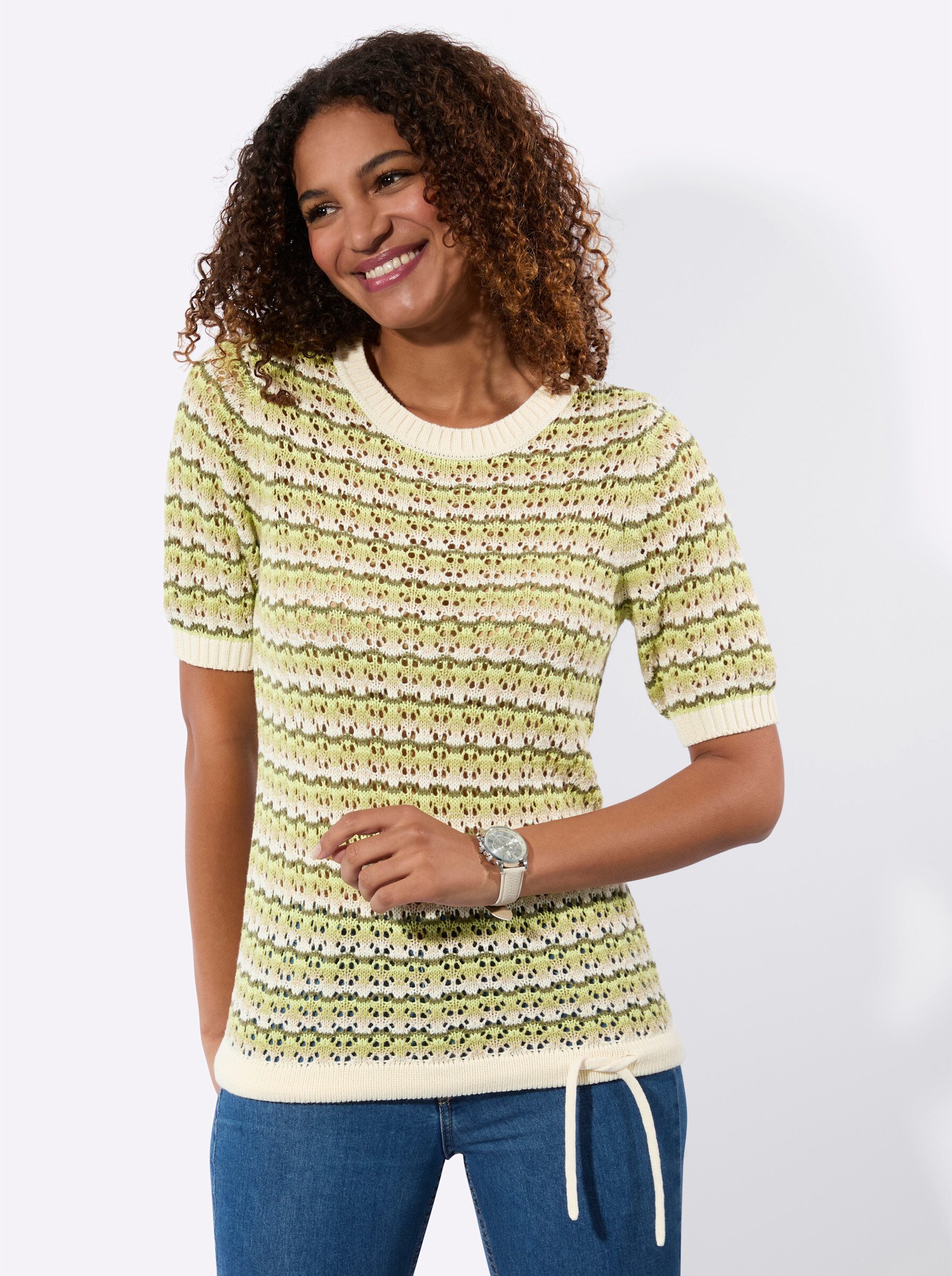 Witt Strickpullover Ajourpullover . günstig online kaufen