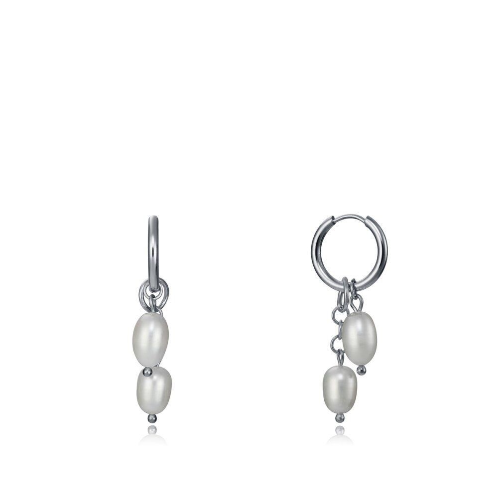 Viceroy Paar Ohrstecker Charming round earrings with pearls 2in1 Chic 1338E01010