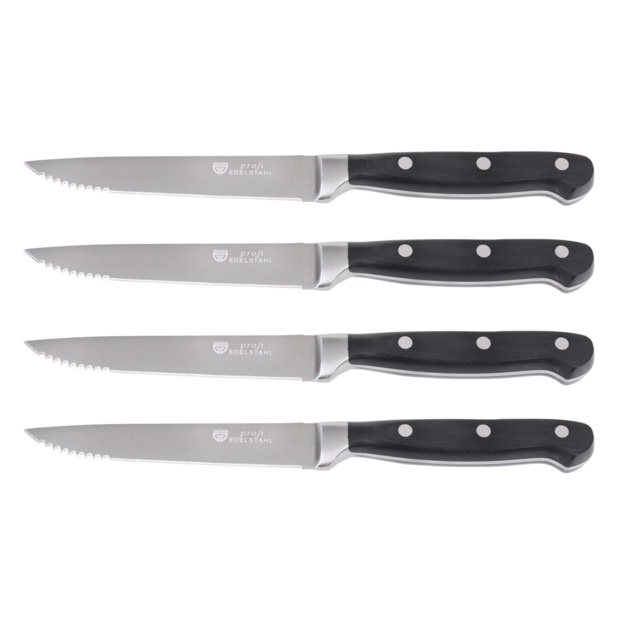 GRÄWE Steakmesser GRÄWE 4 Stück Steakmesser PROFI