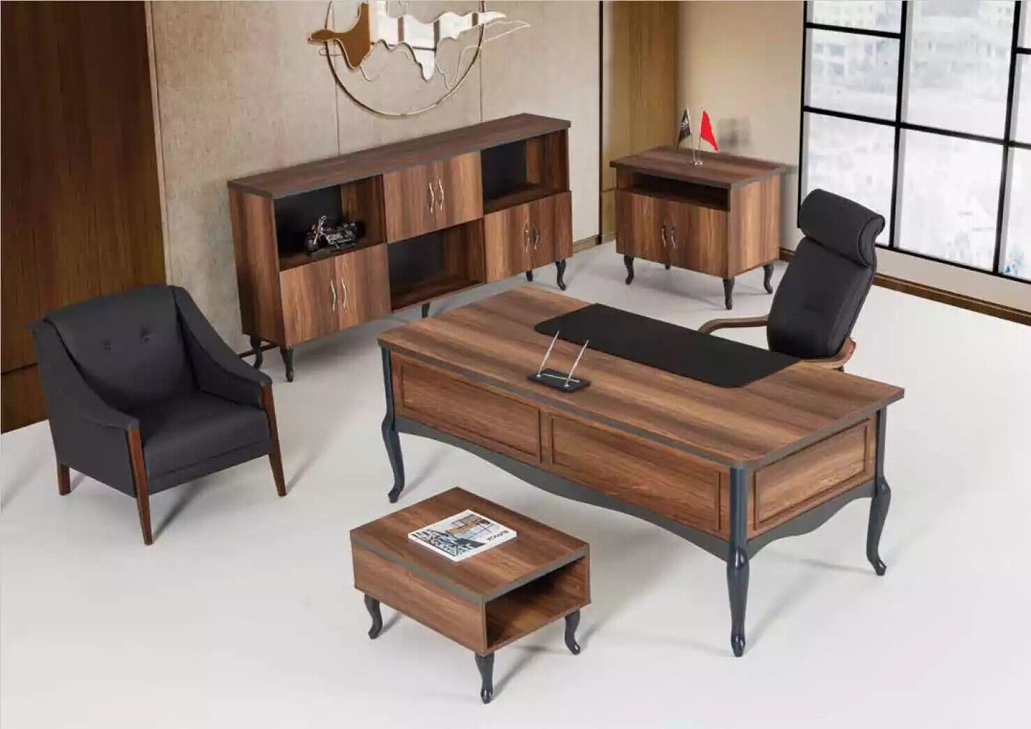 JVmoebel Schreibtisch Arbeitzimmer Schreibtisch Luxus In Tisch Office Europe Möbel, Made Büro Design