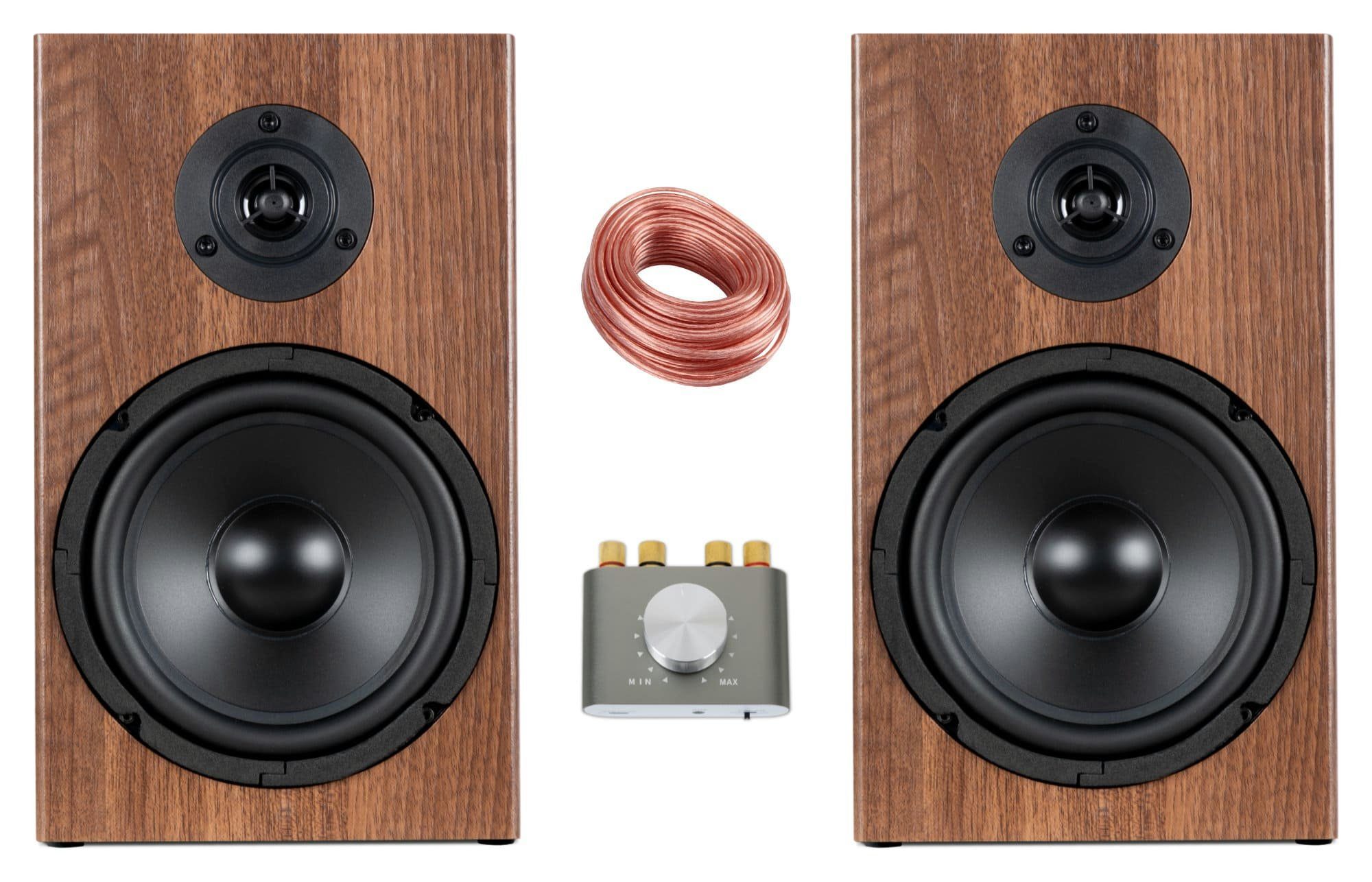 McGrey BSS-265 Micro-Stereo Anlage Колонкиsystem (Bluetooth, 80 W, HiFi-Boxen mit Mini-Verstärker)