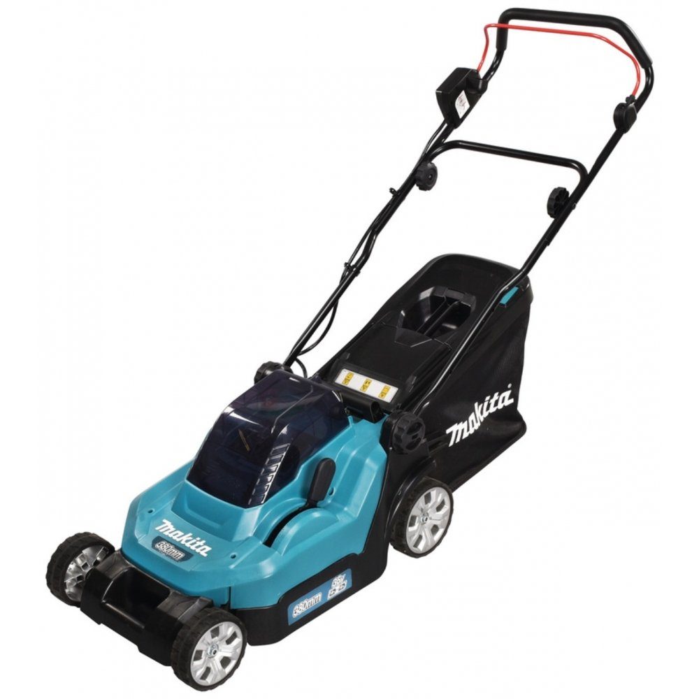 Makita Akkurasenmäher DLM382PT2 - Akku-Rasenmäher - blau/schwarz
