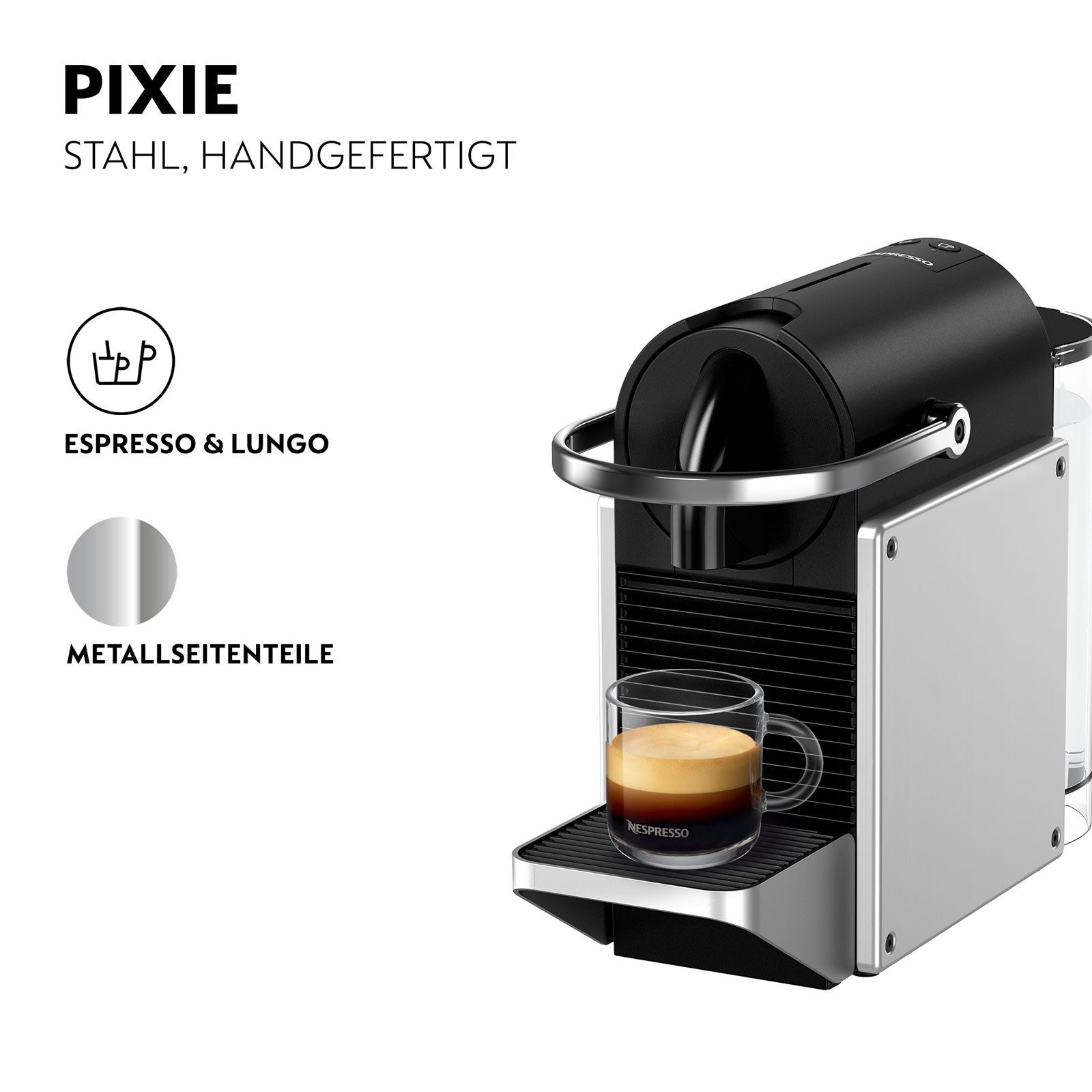 De'Longhi Kapselmaschine EN 124.S Pixie