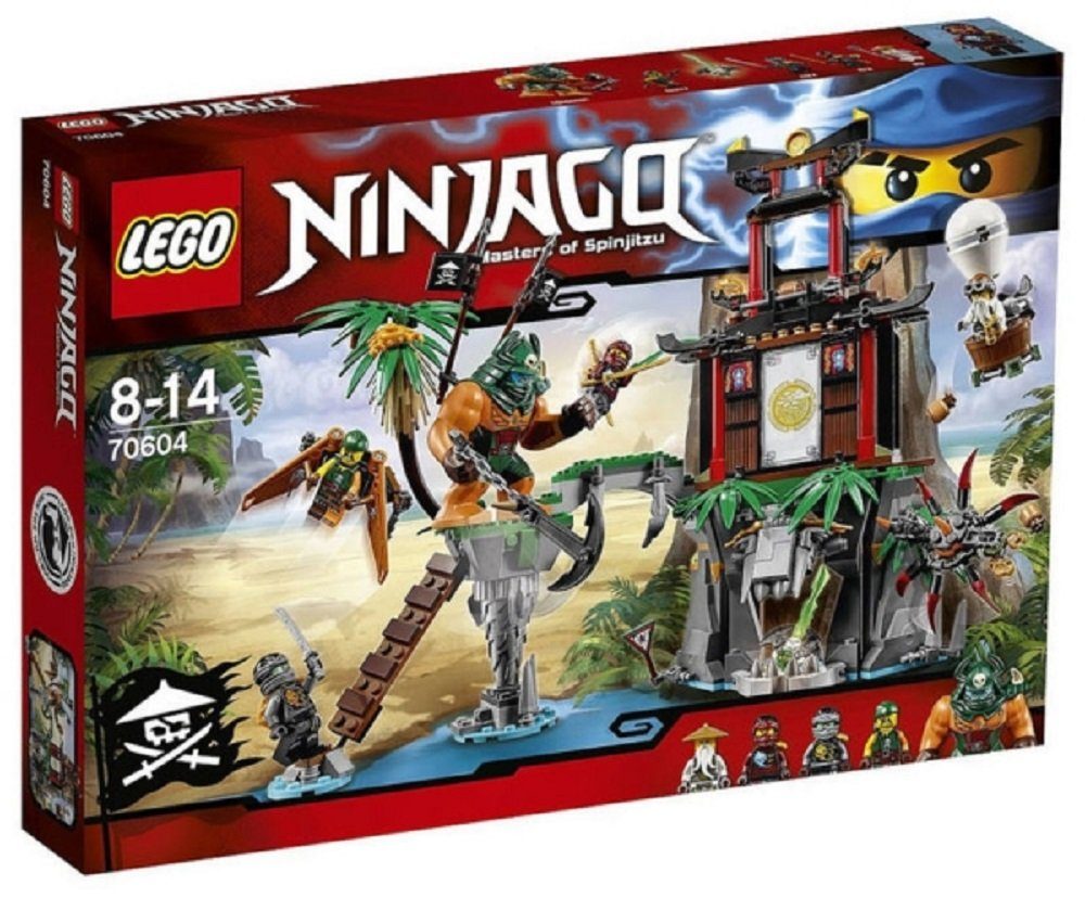 LEGO® Spielbausteine Ninjago 70604 Schwarze Witwen-Insel, (450 St)