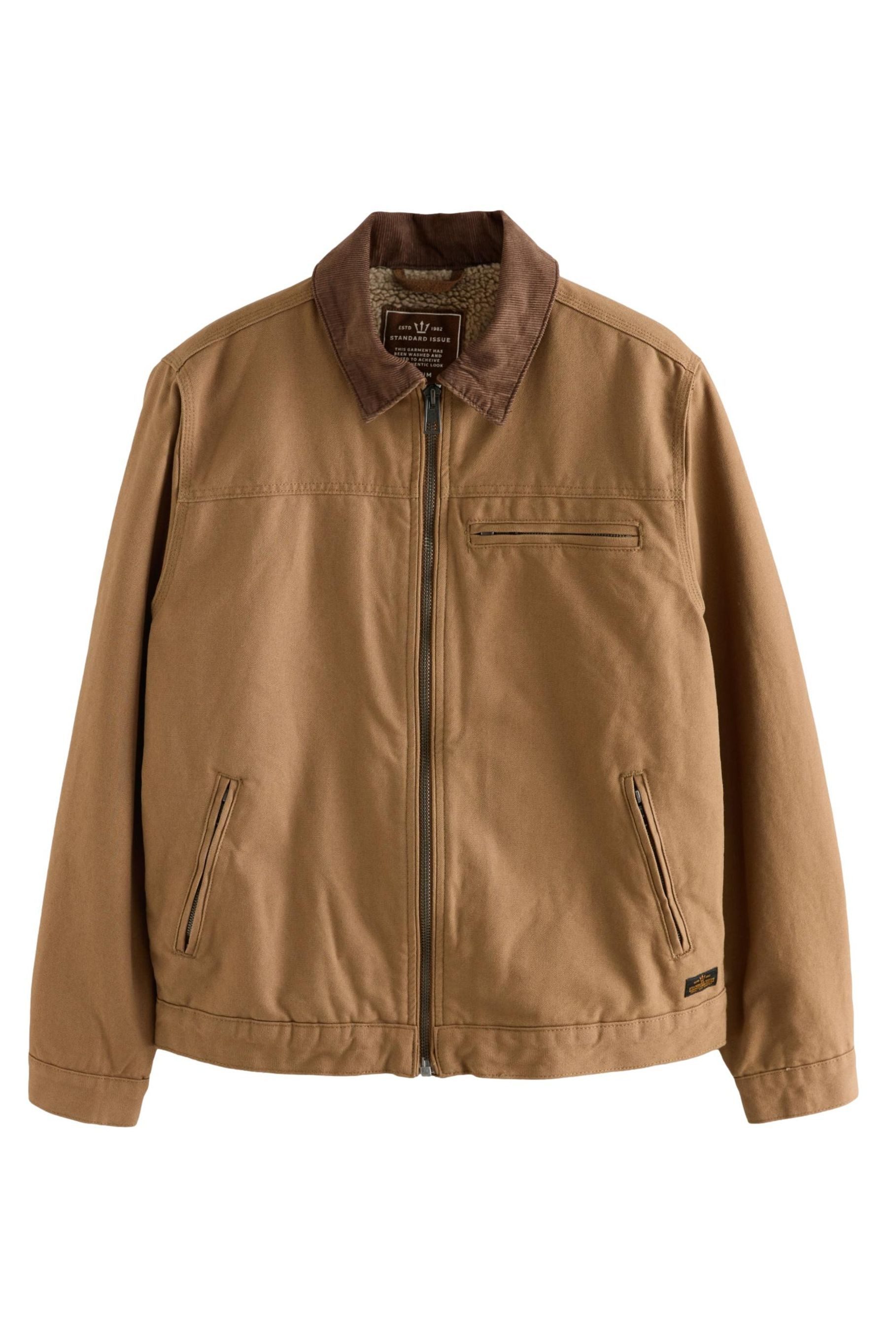 Next Canvasjacke Canvas-Jacke mit Borg-Futter (1-St) günstig online kaufen