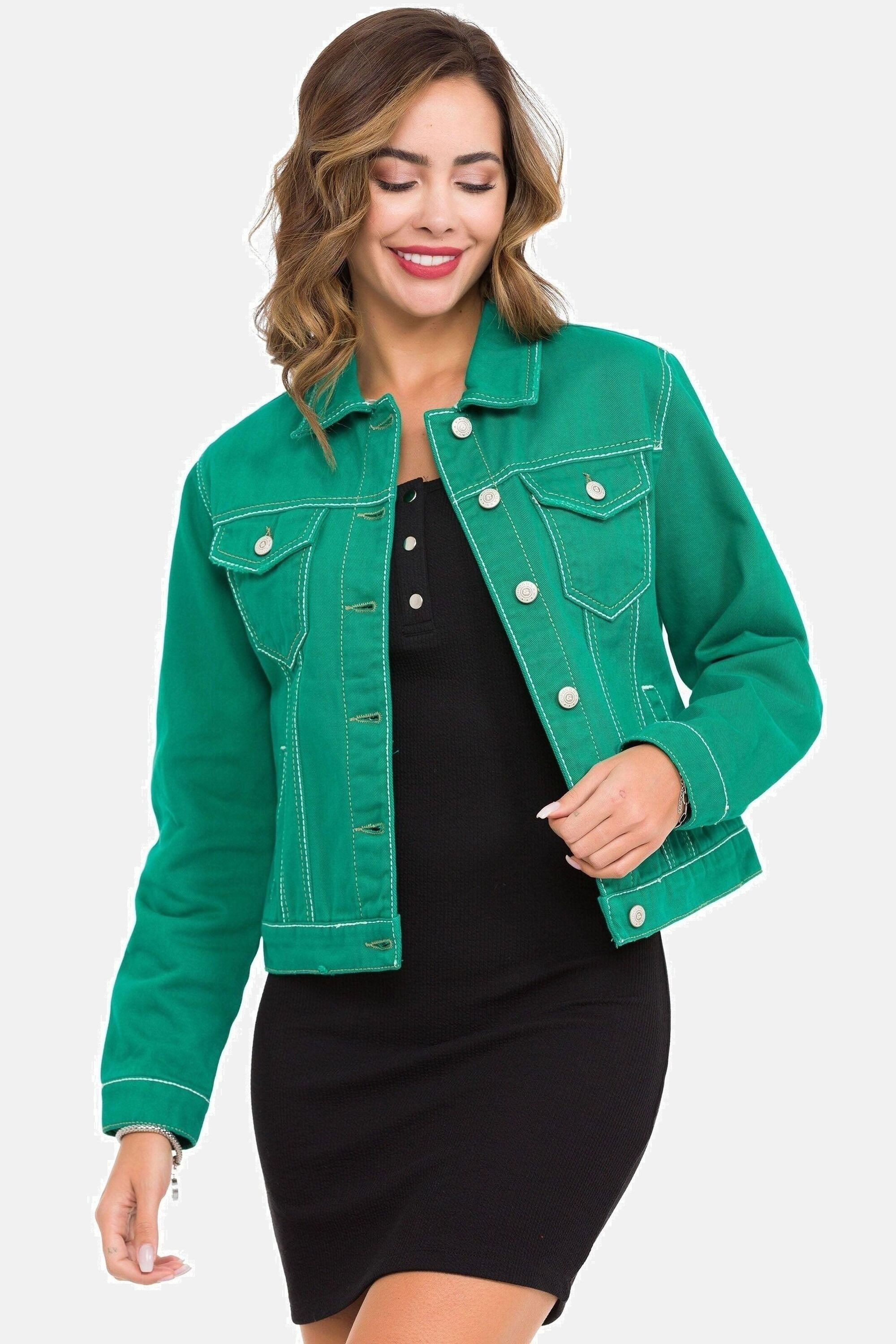 Cipo & Baxx Jeansjacke Jeansjacke Mit günstig online kaufen