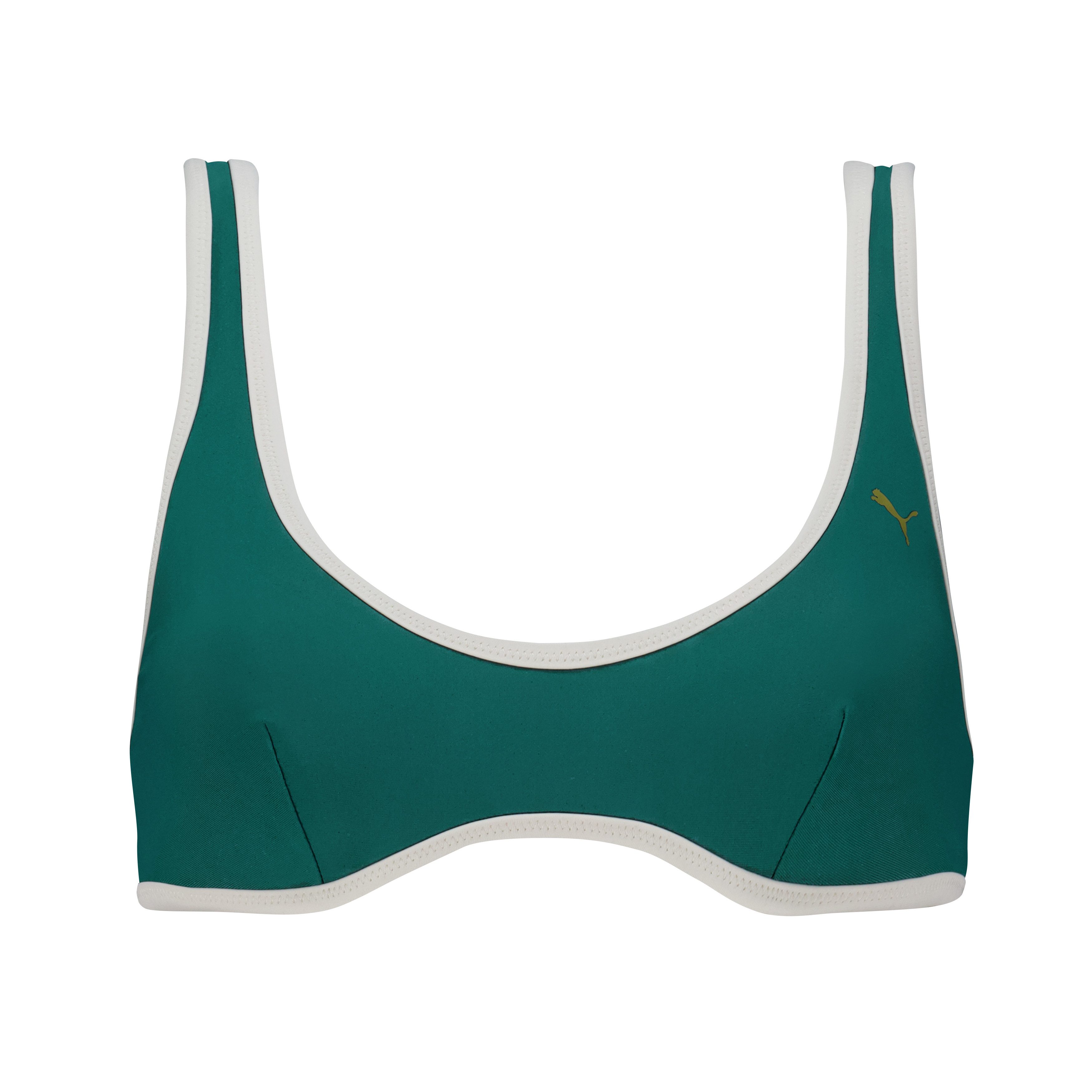 PUMA Crop-Bikini-Top, mit Kontrastnähten