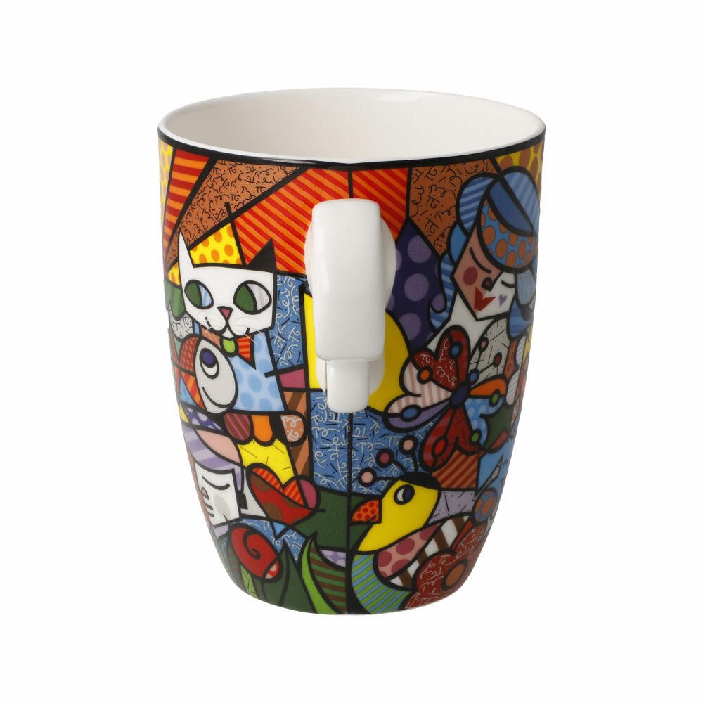 Goebel Becher Romero Britto Garden, Fine Bone China