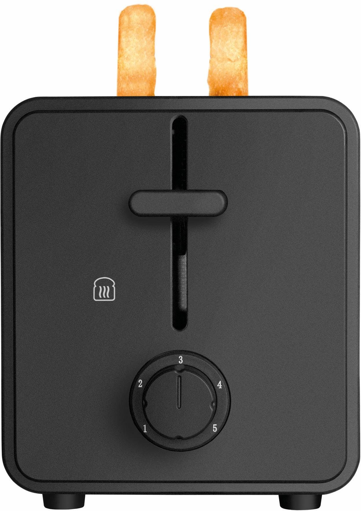 Unold Toaster Onyx Duplex 38915, 2 lange Schlitze, für 4 Scheiben, 1400 W