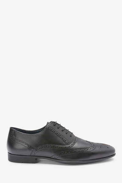 Next Oxford-Schuhe im Budapester-Stil aus Leder Schnürschuh (1-tlg)