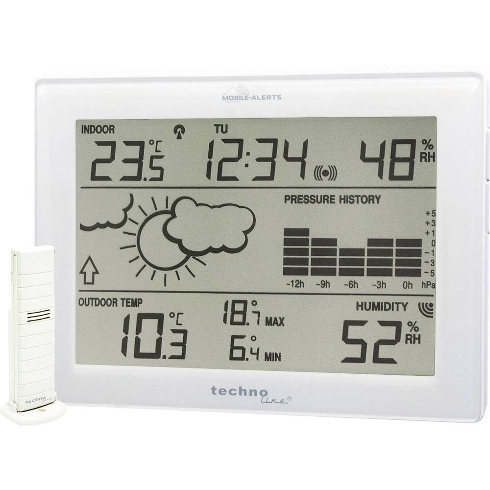 technoline Line 10410 Techno Alerts Wetterstation Mobile Funk-Wetterstation MA