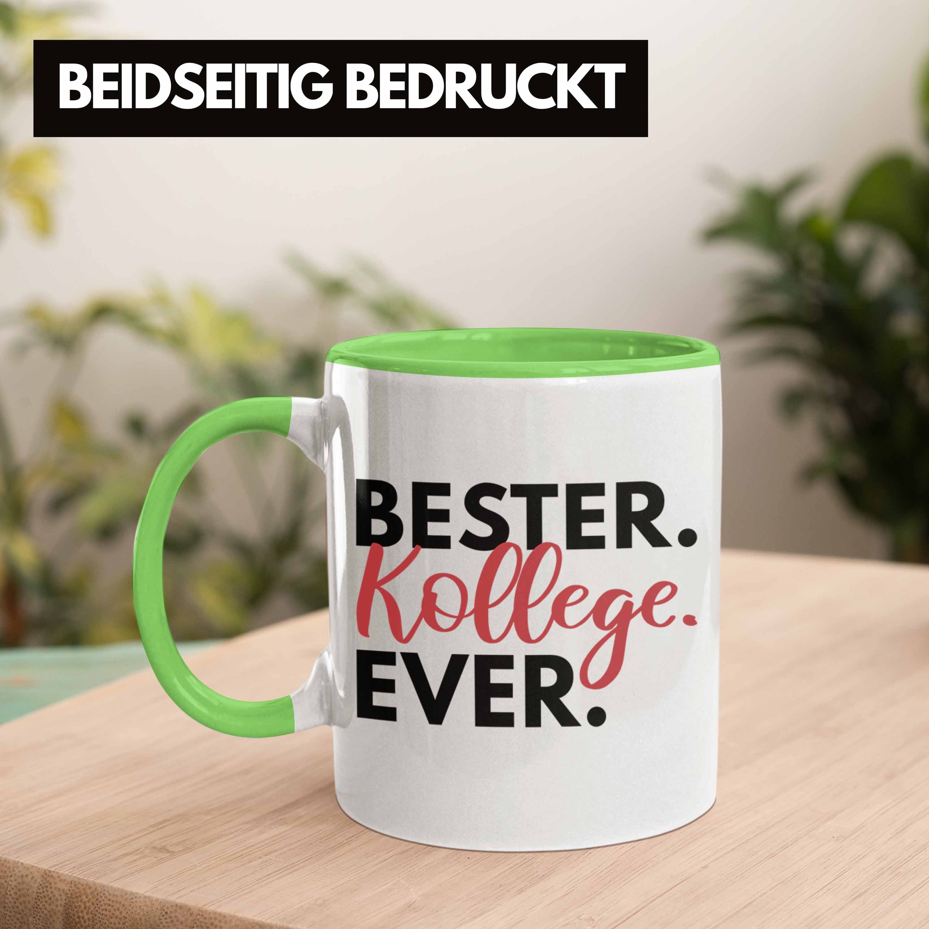 - Tasse Lieblingskollege Kollegen Kaffeetasse Tasse Kollege Abschiedsgeschenk Büro Grün Trendation Geschenk Bester Trendation