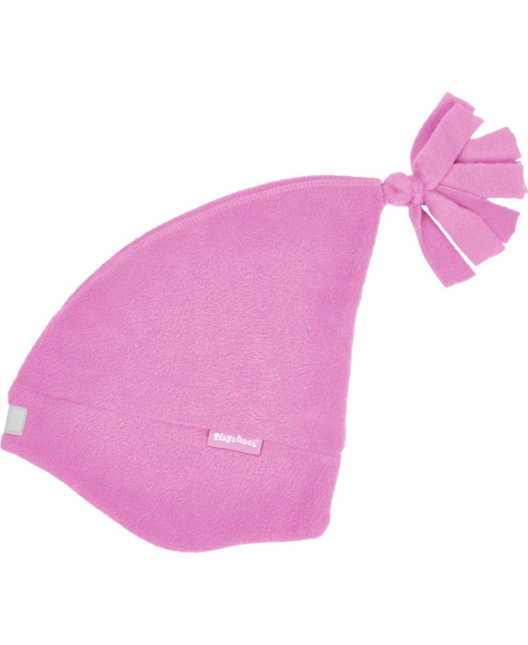 Fleece-Zipfelmütze Playshoes pink Schlupfmütze