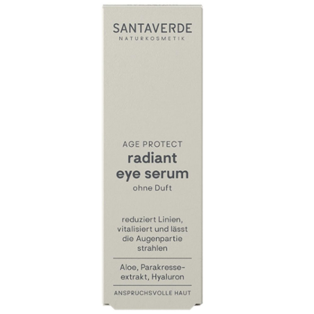 SANTAVERDE GmbH Gesichtspflege Radiant Eye Serum, 10 ml