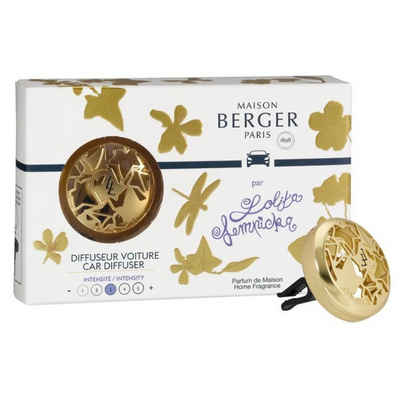 MAISON BERGER PARIS Diffuser Autoduft Aroma Set Lolita Lempicka, Der Diffuser verfügt über einen multidirektionalen Clip, der sich leicht an den Lüftungsschlitzen befestigen lässt., Inkl. Duftkeramik Lolita Lempicka