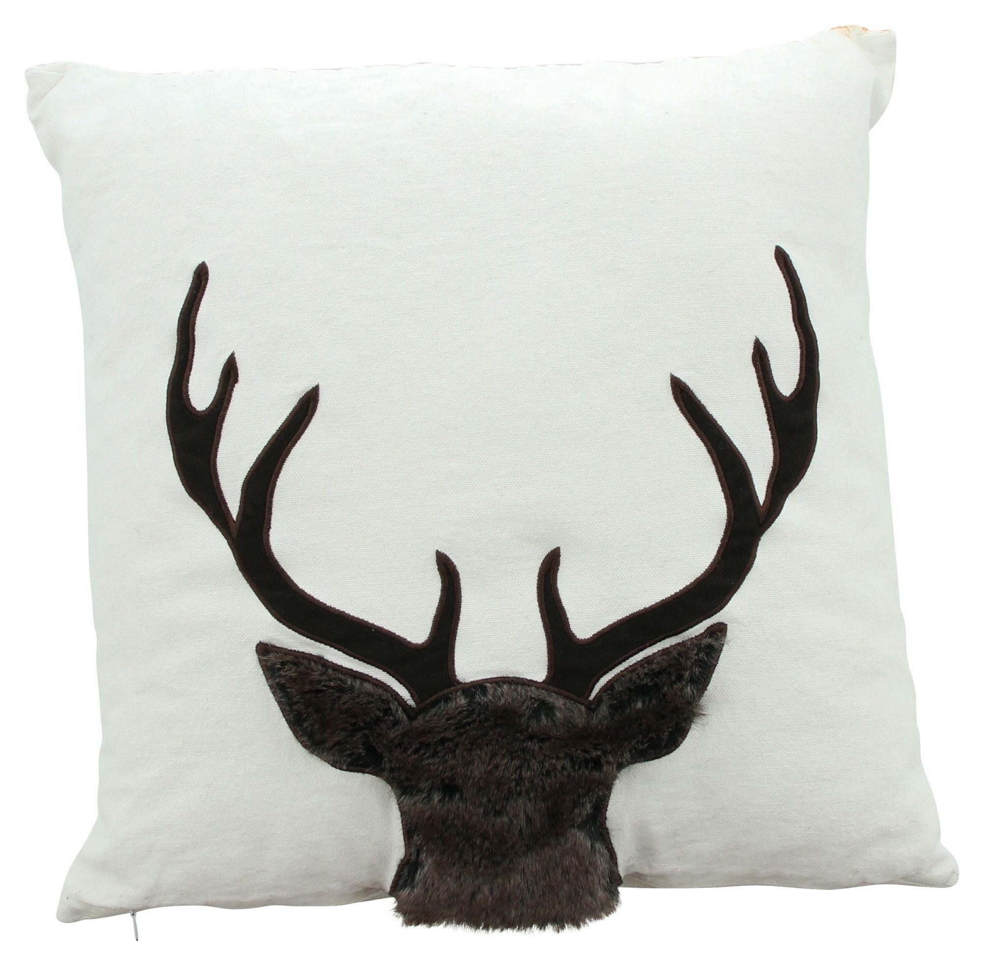 Frank Flechtwaren Kissenhülle, Kissenhülle Hirschgeweih günstig online kaufen