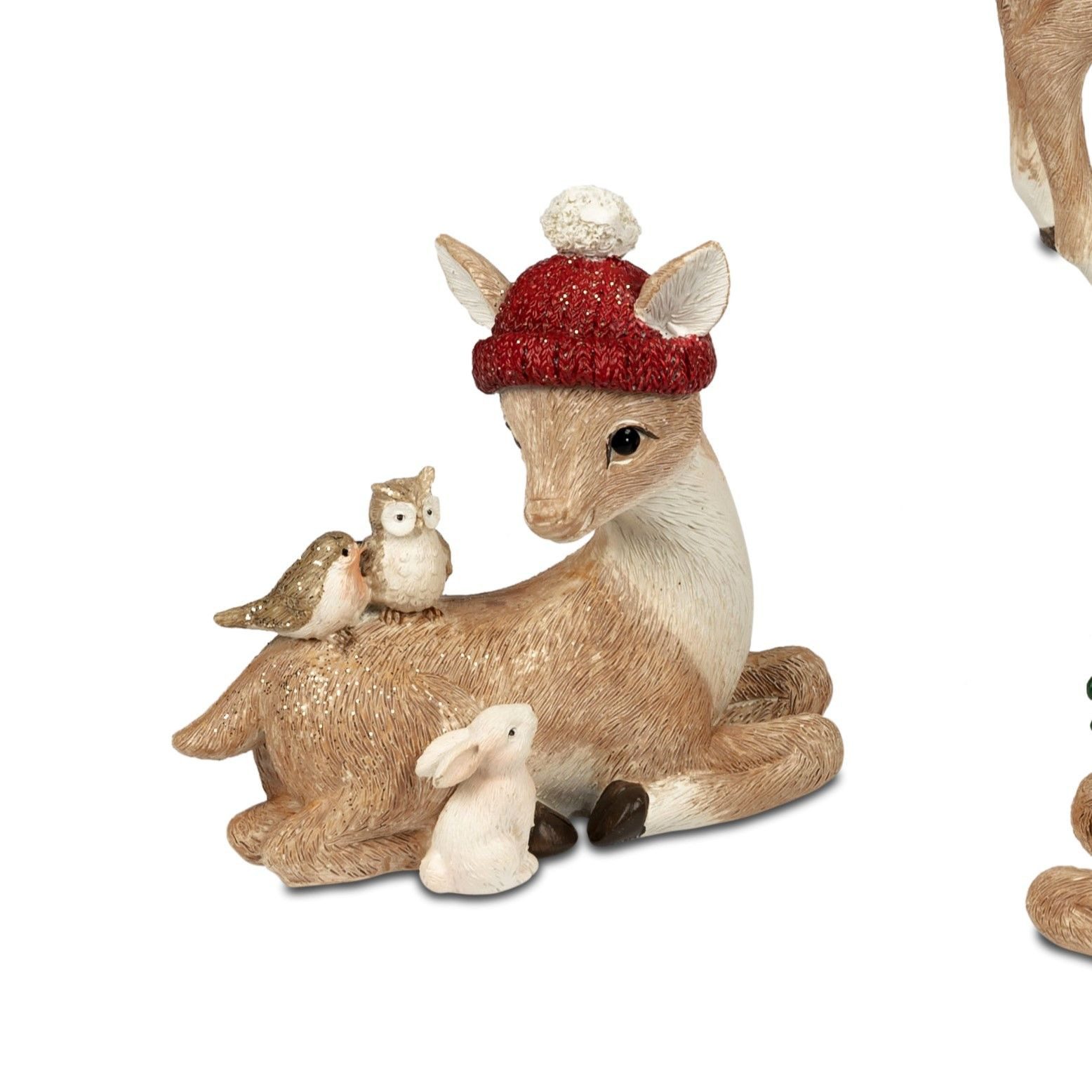 formano Dekofigur Winterzeit, Farbe: Natur, Motiv: Rehe günstig online kaufen