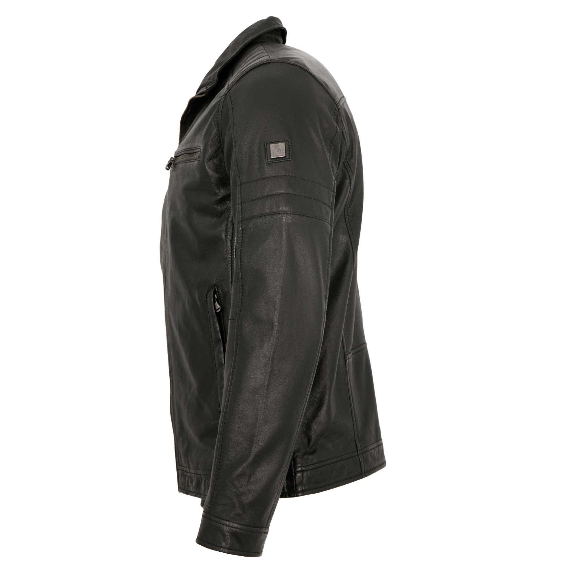 Otto Kern Lederjacke Men-104 OTTO KERN - Herren Lederjacke Lammnappa schwar günstig online kaufen