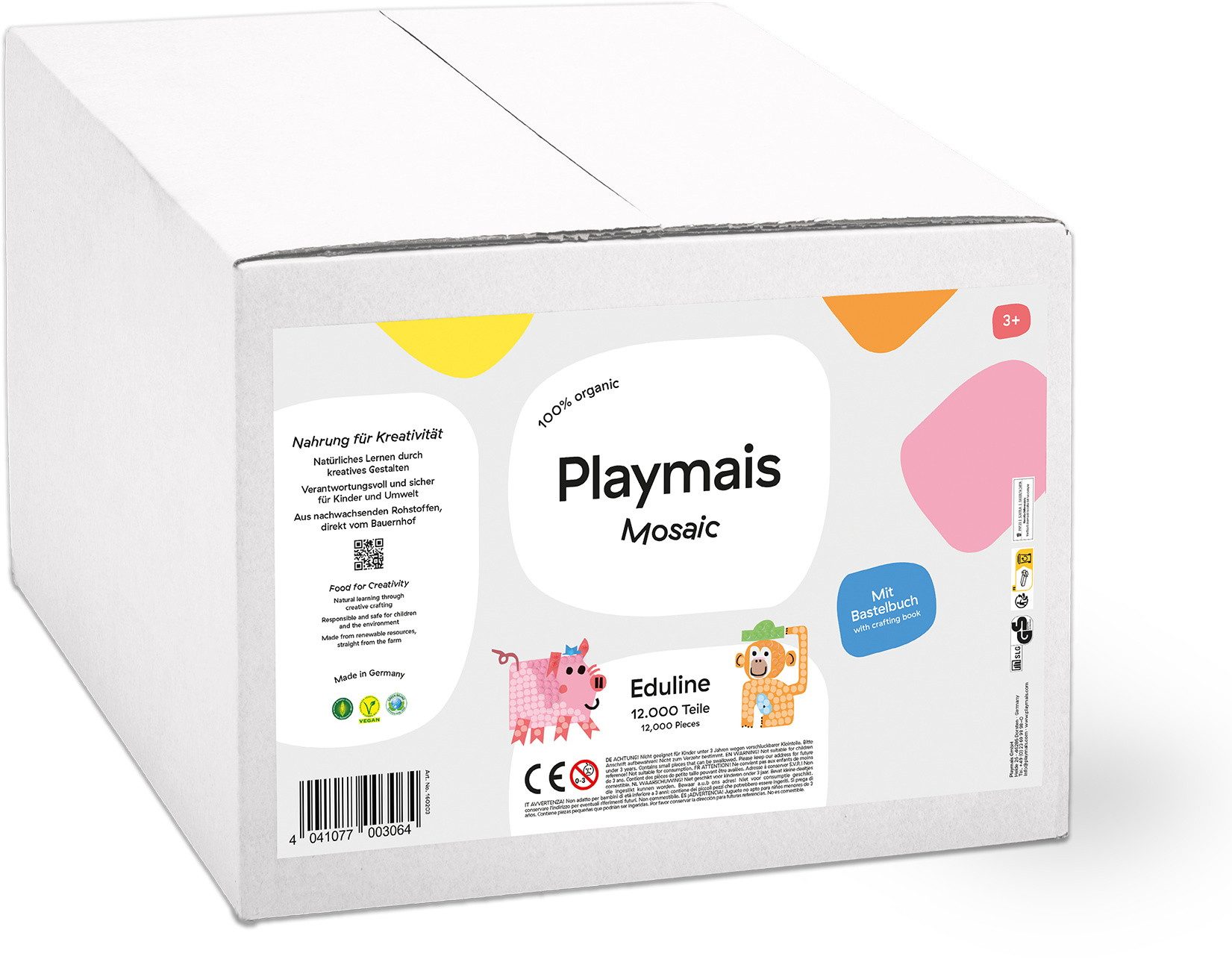 PlayMais Kreativset Bastel Kreativität EDULINE MOSAIC CREATIVE 12000 ab 3 Jahren 160203