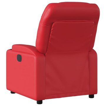 vidaXL Sessel Relaxsessel Elektrisch Rot Kunstleder (1-St)