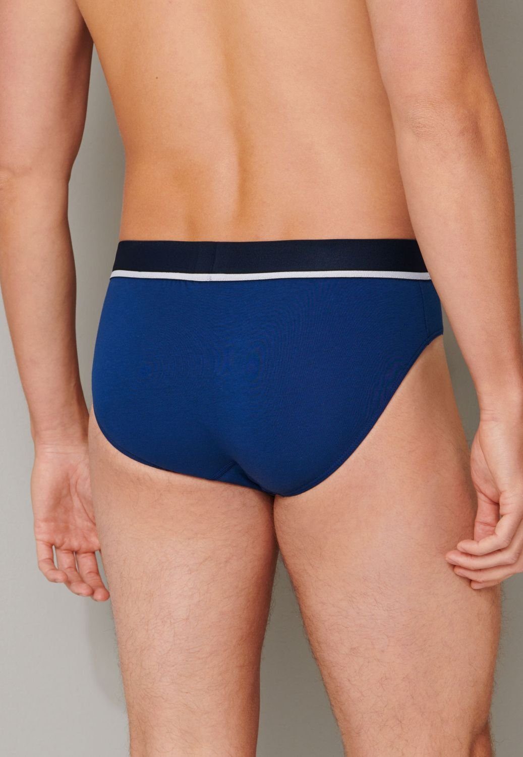 Schiesser Slip (3-St) ohne Eingriff, aufgedoppelter Frontbereich im 3er Packk