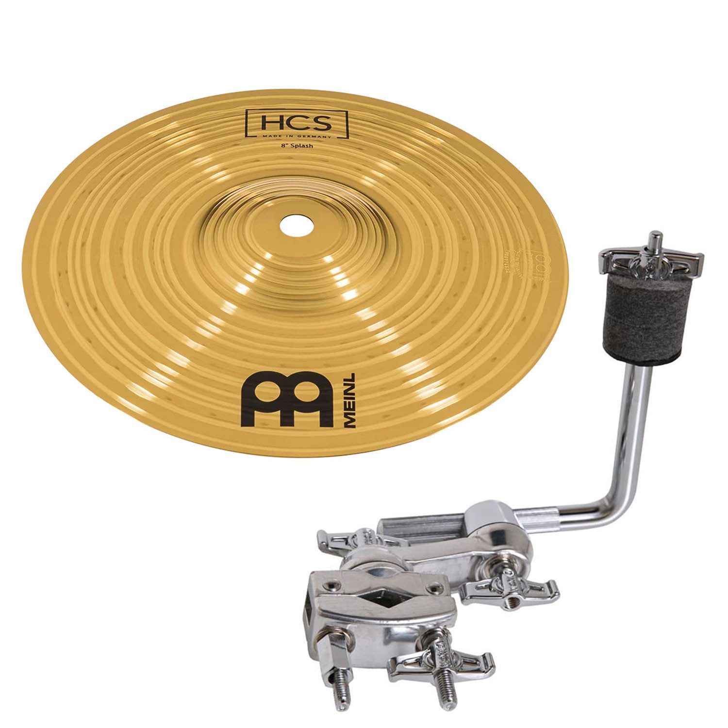 Meinl Cymbals Becken Meinl Becken HCS8S Splash mit Dixon PA-ACM-SP Becken-Halter, 1-St., Becken, Vorteils-Set