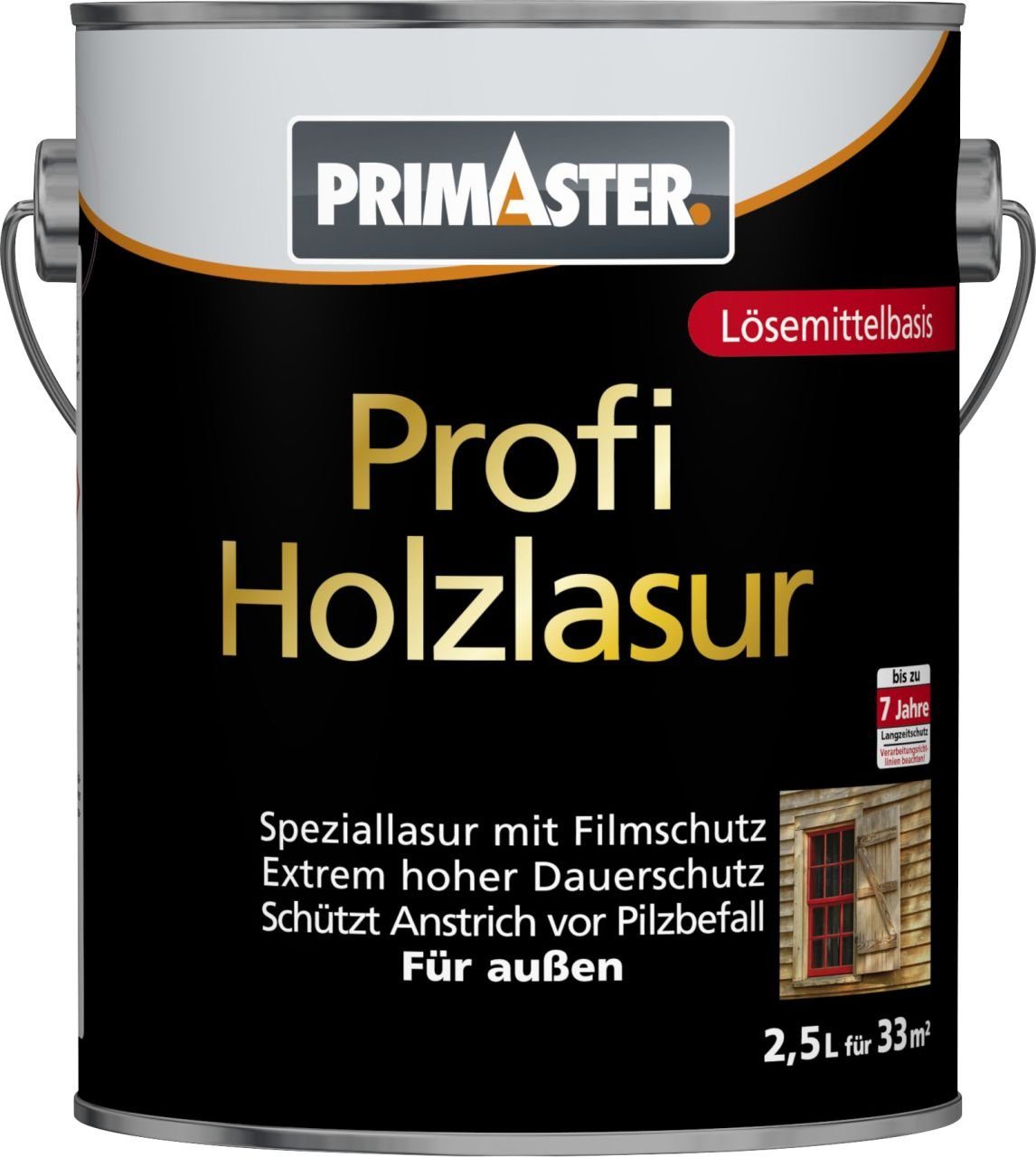 Holzlasur Profi eiche 2,5 L Lasur Primaster Primaster