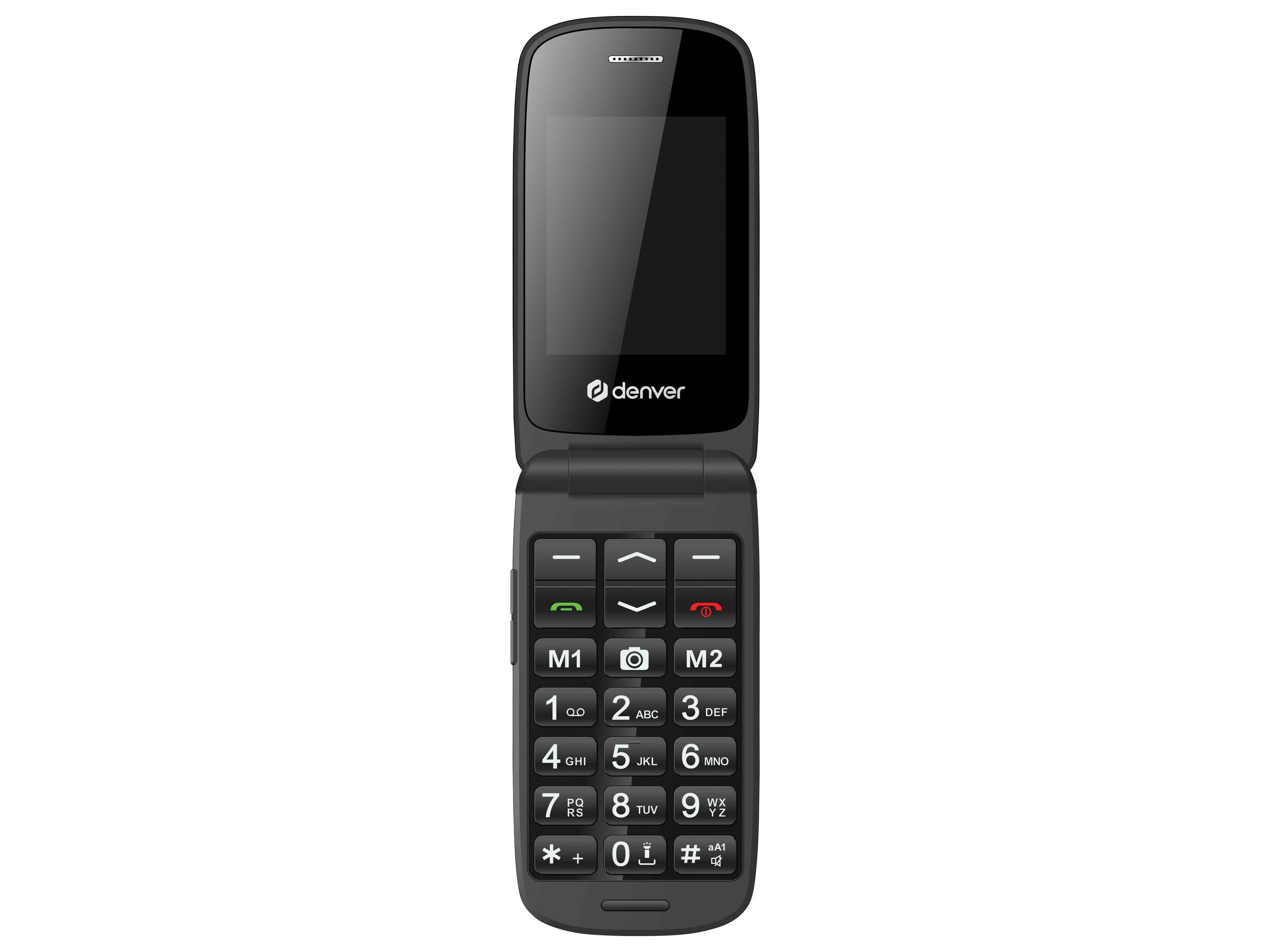 BAS-24400EB, schwarz Dual Handy Handy DENVER Denver SIM,