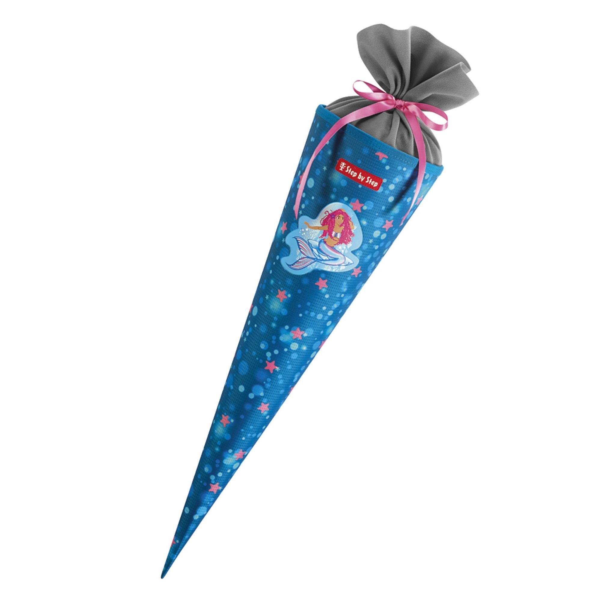 Step by Step Schultüte,mit eingenähtem Bändchen