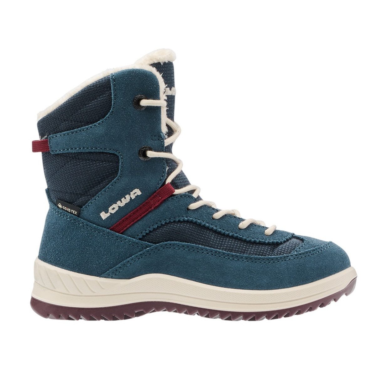 Ella High GTX (wasserdicht) navyblau/rot Kleinkinder Winterstiefel