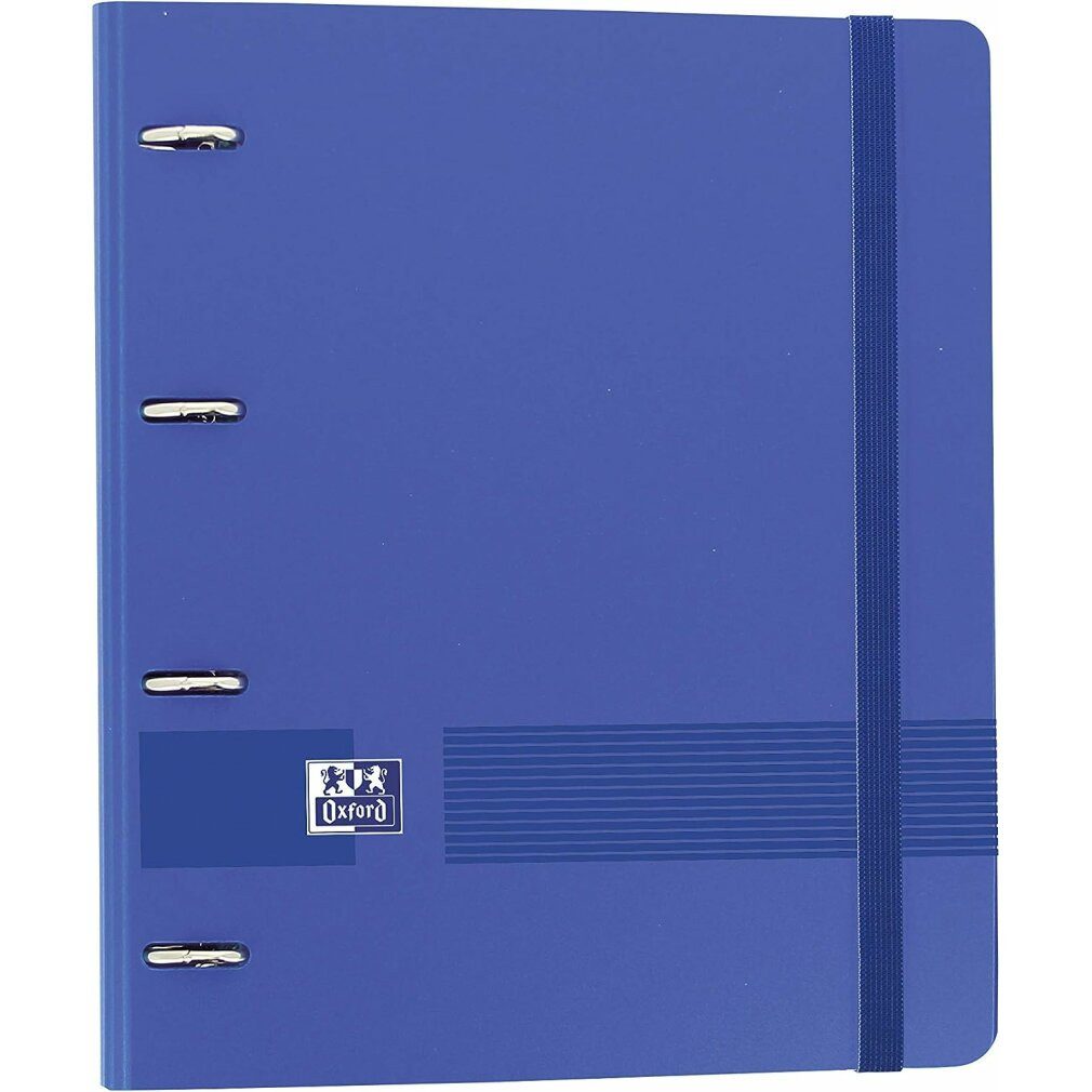 OXFORD Papierscheren Ringbuch Europeanbinder Polyfoam Marineblau A4