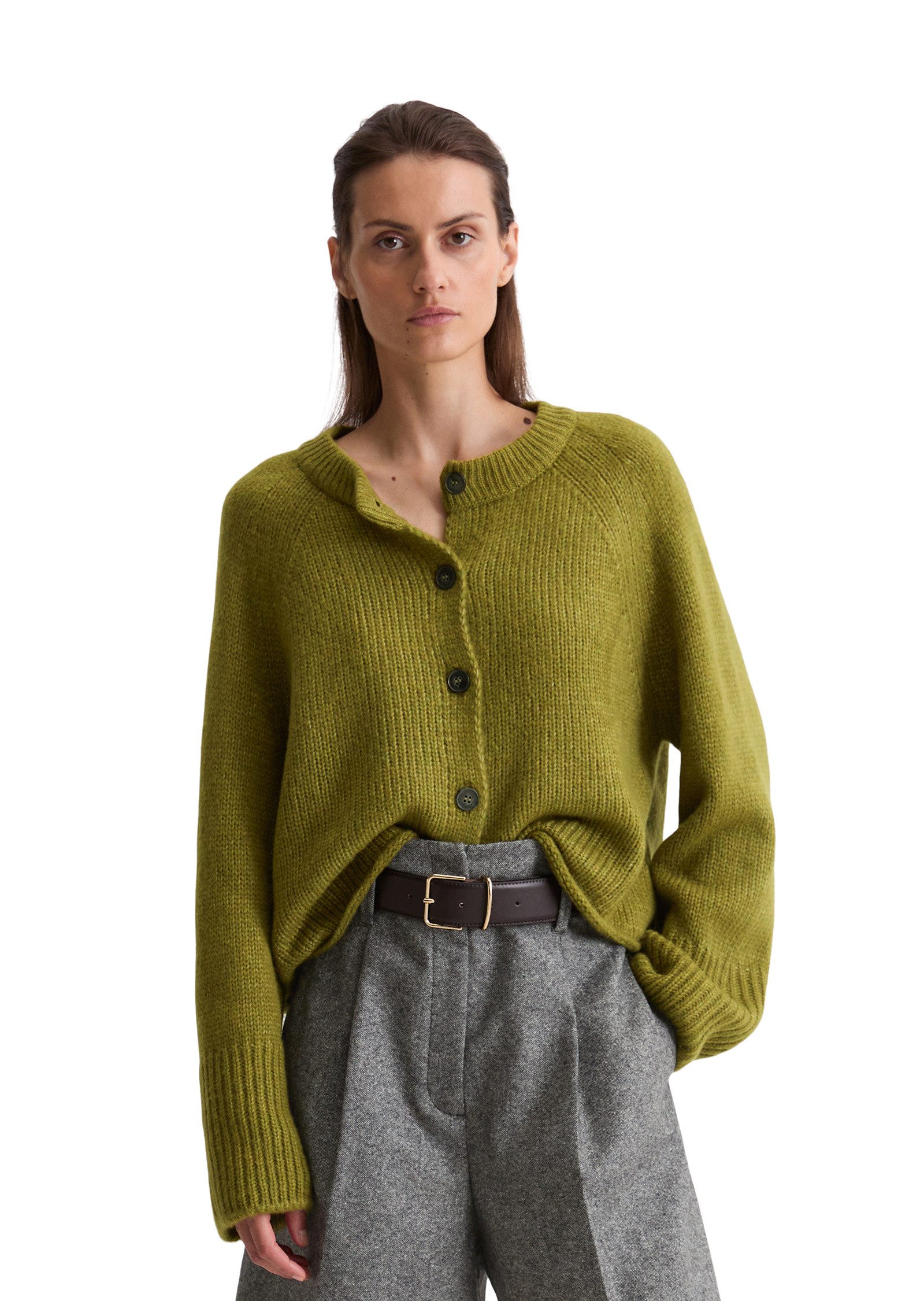 Marc O'Polo Cardigan aus softem Schurwolle-Mix günstig online kaufen