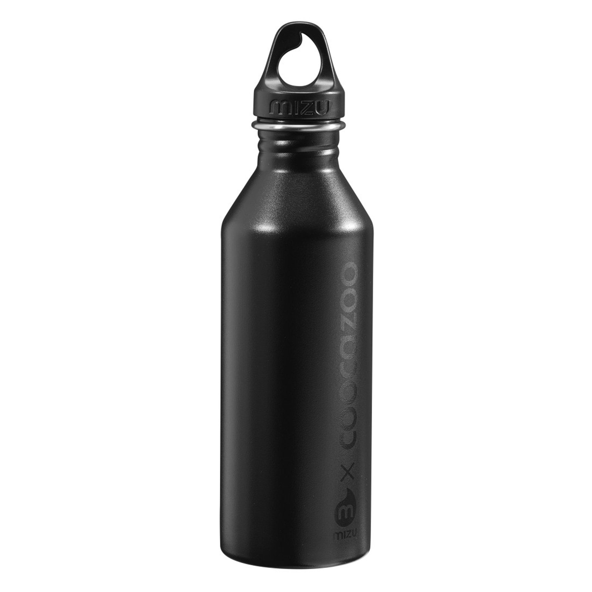 coocazoo Trinkflasche Black Liter Edelstahl, 0,75