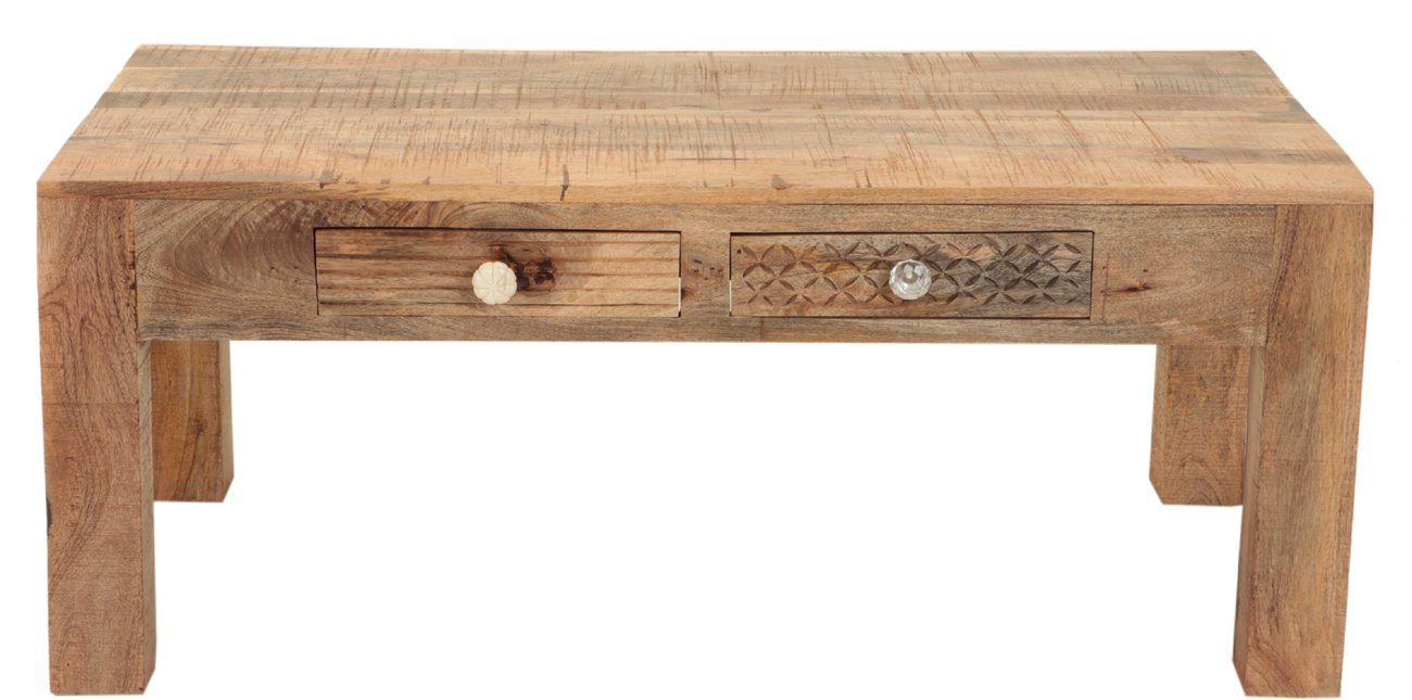 Indischesmoebelhausde Couchtisch Couchtisch Manu 110x45x60 aus Mangoholz