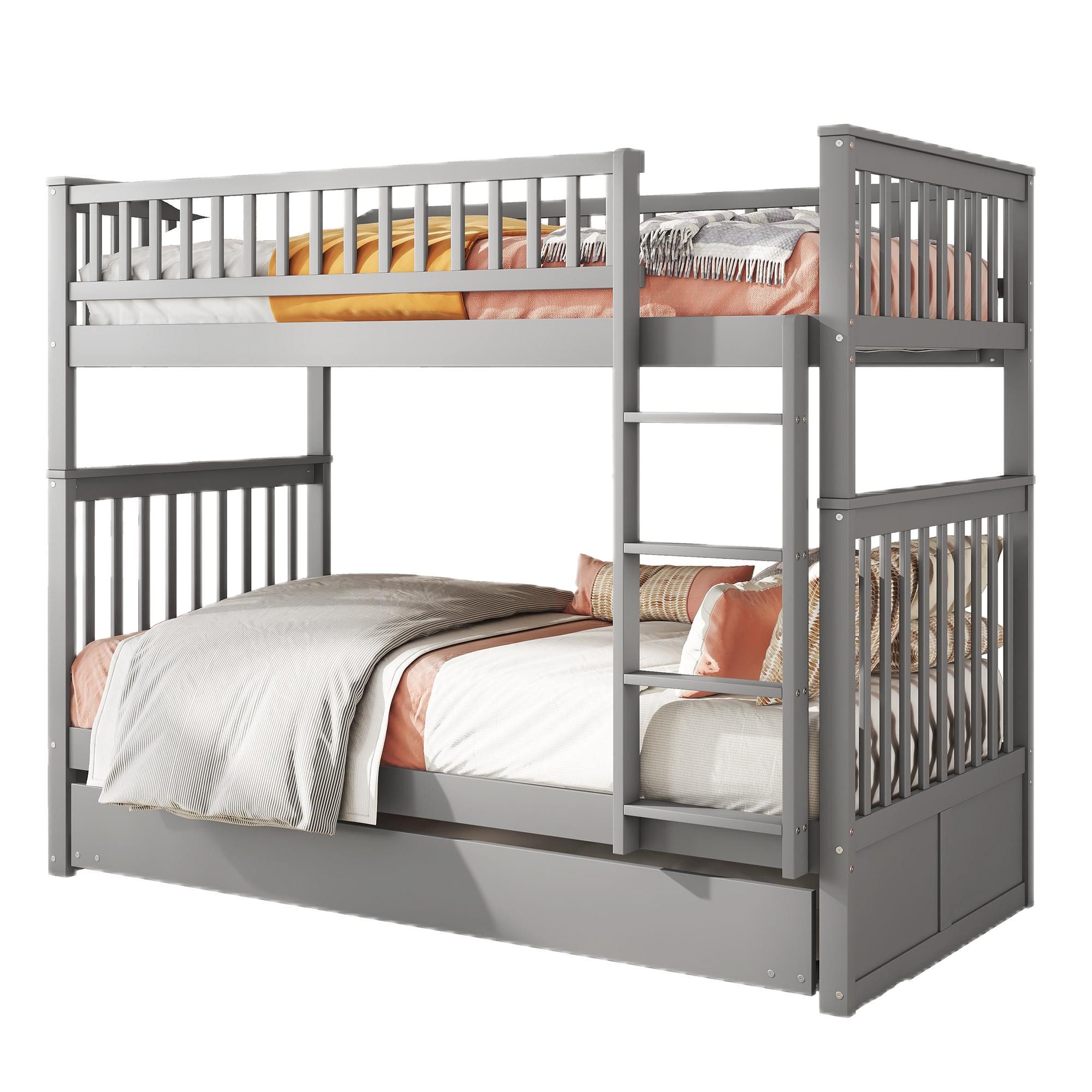 Etagenbett Kinderbett Dreierbett Hochbett mit Ausziehbett