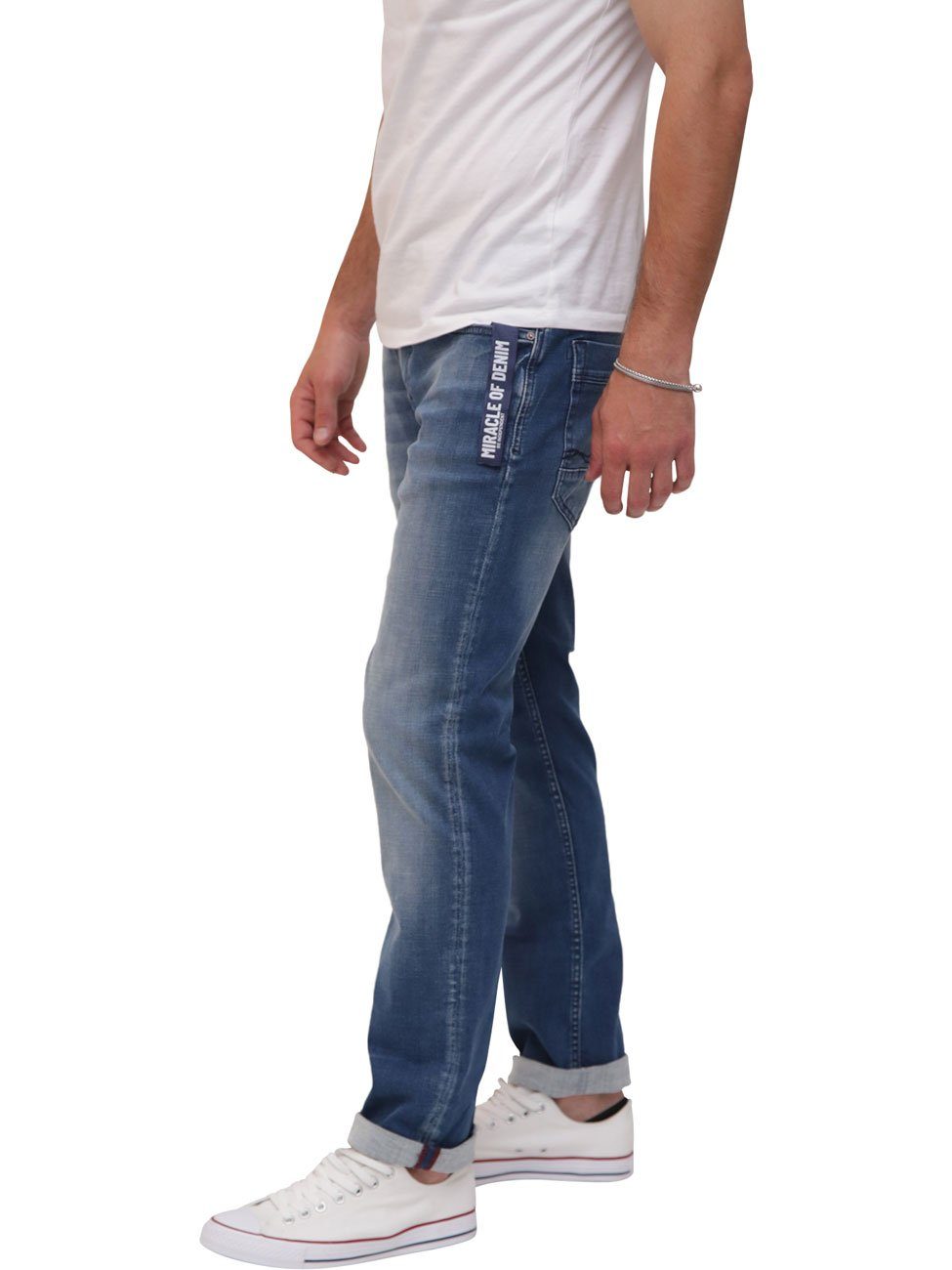 Miracle Relax-fit-Jeans mit Thomas of Stretch Denim