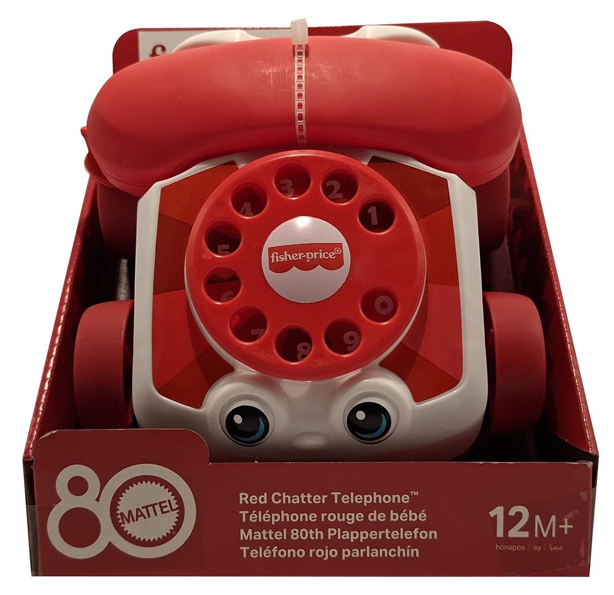 Fisher-Price® Nachziehspielzeug Fisher-Price Babyspielzeug, Telefon mit Klingelgeräusche für Kinder