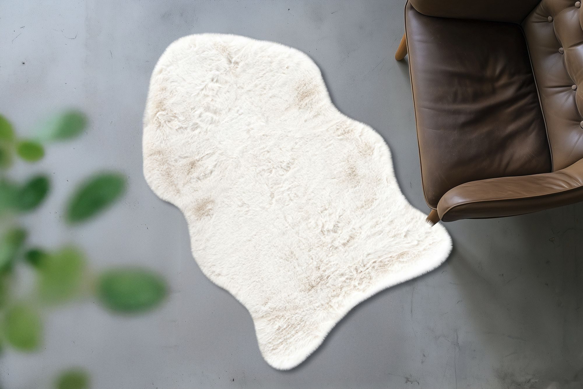 Kayoom Hochflor-Teppich Boundless 226, tierfellförmig, Höhe: 40 mm, Hochflor, Modernes Muster, Deko, Fußbodenheizungsgeeignet, Wohnzimmer